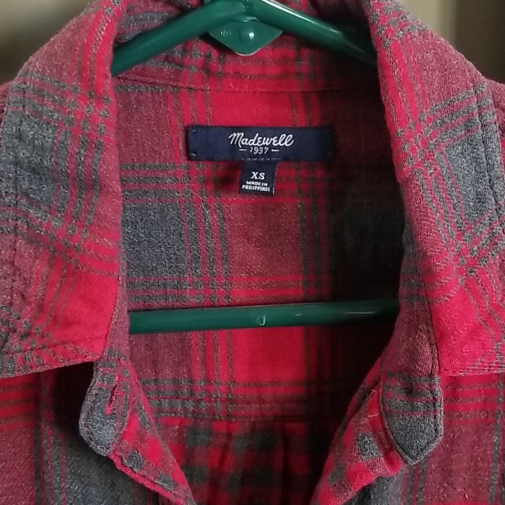 Madewell Flannel Shirt - Picture 2 of 8